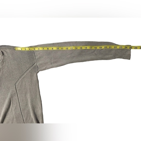 ASTR the label gray lightweight oversized split hem pullover v-neck XS - Picture 11 of 11